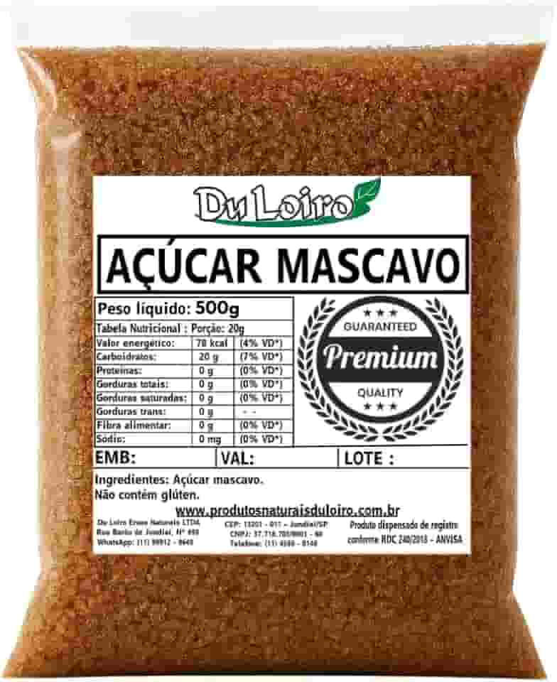 Açúcar Mascavo 500G