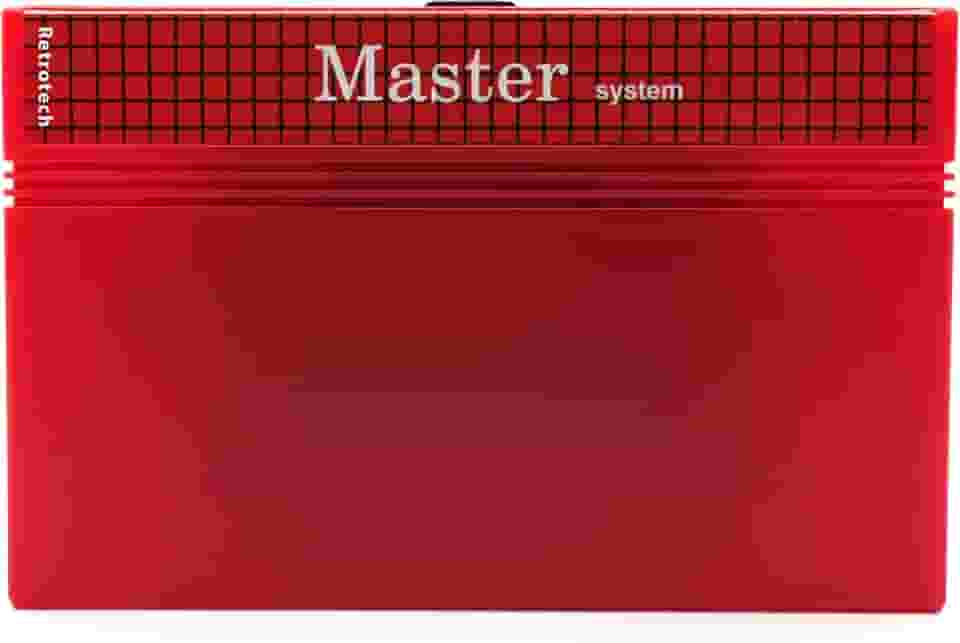 Retrotech Cartucho De Jogo 600 Em 1 Para Console Sega Master System - Vermelho