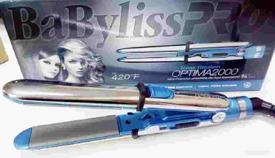 Mini Prancha alisadora Babyliss Pro Nano Titanium Optima 2000 215°C By Roger Bivolt