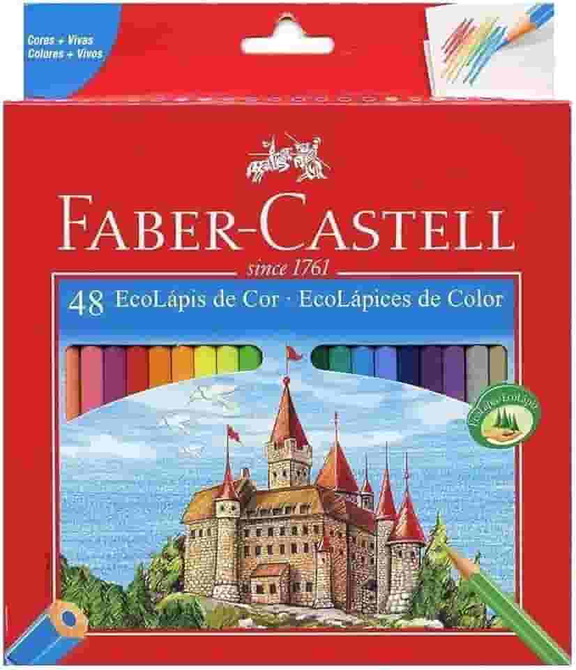 EcoLápis com 48 Cores, Faber-Castell, 120148G, Grafite
