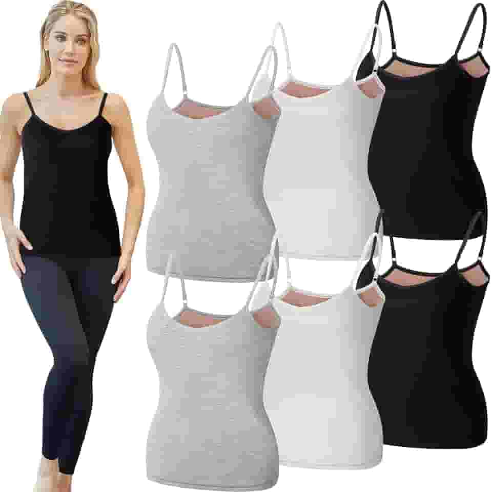 3 peças de regata térmica para mulheres alças finas camisola térmica forrada de lã camisola roupa interior colete