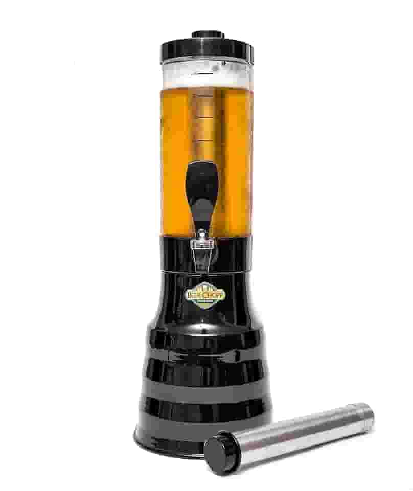 Torre Chopp 2 L Base Giratória Copo Removível 2 Refil Preto