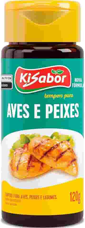 KiSabor Tempero Para Aves & Peixes Kisabor 120 Gramas