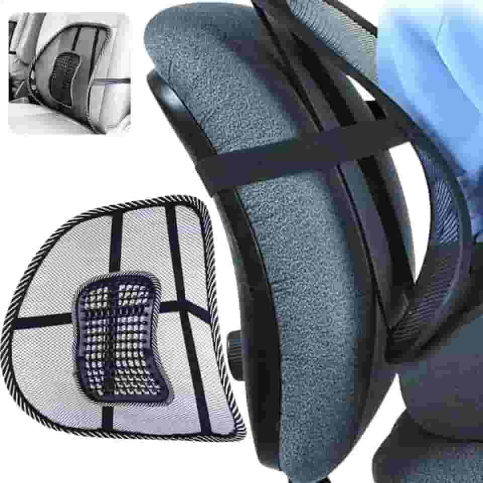 Encosto Lombar Supermedy Suporte Lombar Apoio Conforto Lombar Alívio da Dor nas Costas Postura Correta Apoio para a Coluna Suporte para Cadeira de Escritório Encosto para Cadeira JCanova Store