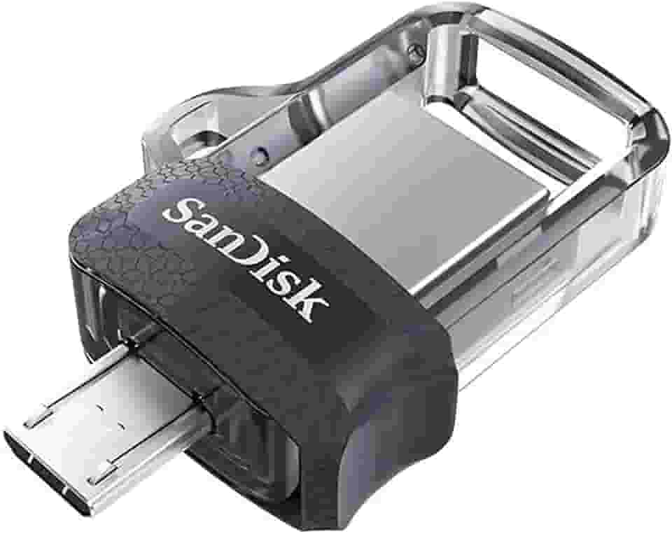 Pen Drive SanDisk p/Smartphone Ultra Dual Drive MicroUSB/USB 3.0 256GB