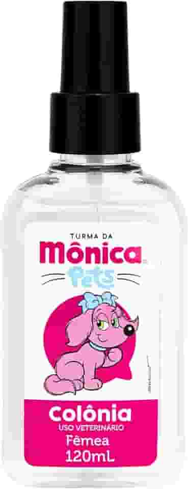 Colônia Para Pêlos de Cães, Fêmea, Turma da Mônica, 120 ml, Rosa