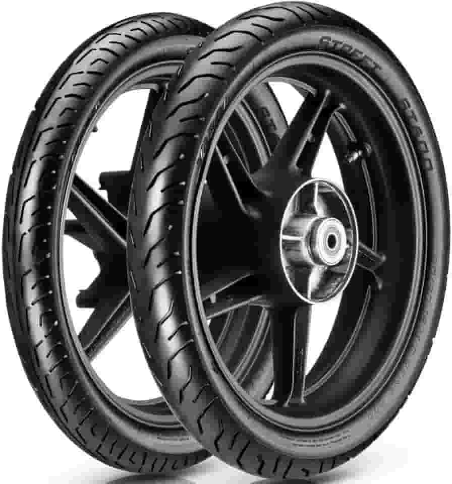 Par Pneu Cg 160 Titan Ybr 125 80/100-18 + 90/90-18 Tl St600 Vipal