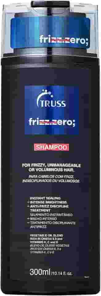 Truss Shampoo Frizz Zero | Controle de Frizz e Brilho Intenso | 300ml