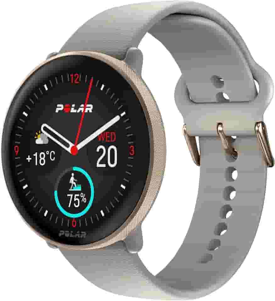 Polar Ignite 3 Bege - Relógio de Condicionamento e bem-estar com GPS, Análise do Sono, Tela AMOLED, Monitor de Atividade 24 horas, FC, Exercícios Personalizados e Orientação por voz em tempo real