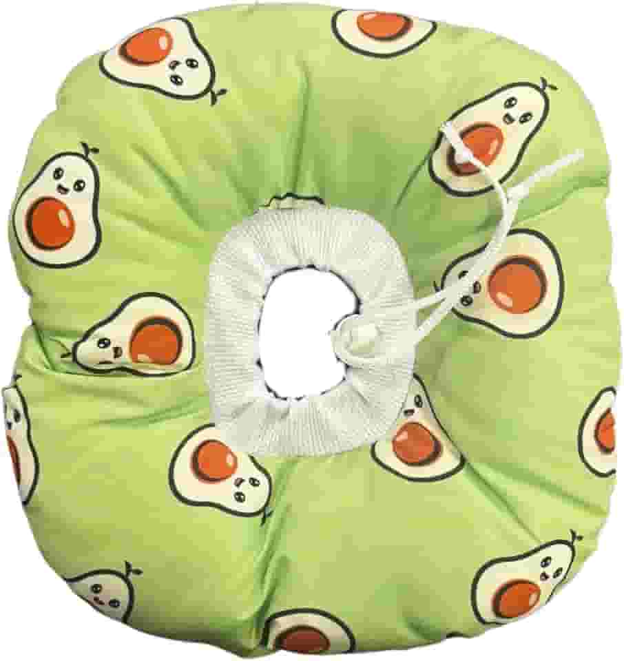 Colar Elizabetano Cães e Gatos PETYC Ajustável Confortável Pós-Cirúrgico Proteção Essencial (Verde - Abacate, G)