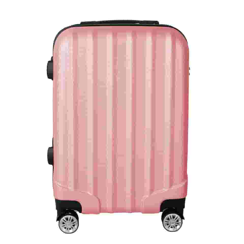 Mala de Viagem de Bordo Silent Noronha 10kg - Padrão ANAC | Rígida em ABS | 4 Rodas Duplas 360° | Cadeado Numérico Integrado | Leve e Resistente (Rosa Candy)