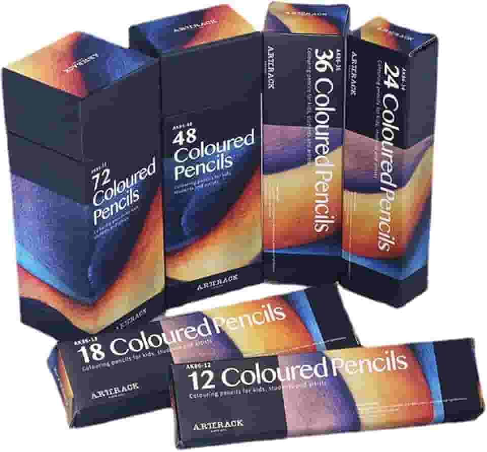 72 Lápis de Cor, Kit Profissional, Perfeito para Iniciantes, Artistas e Adultos, Pintura, Desenho