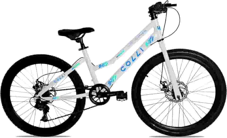 Colli Bike Bicicleta Londres Quadro Rebaixado Aço Carbono Aro 24, Aros Aero Parede Dupla Tamanho do quadro 14" 36 Raias 7 Velocidades Freios a Disco Suporte de guidão Down Hill