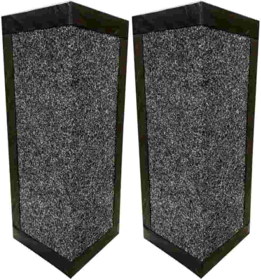 2 Arranhador Canto De Sofá E Parede Para Gatos Carpete Cinza Protetor