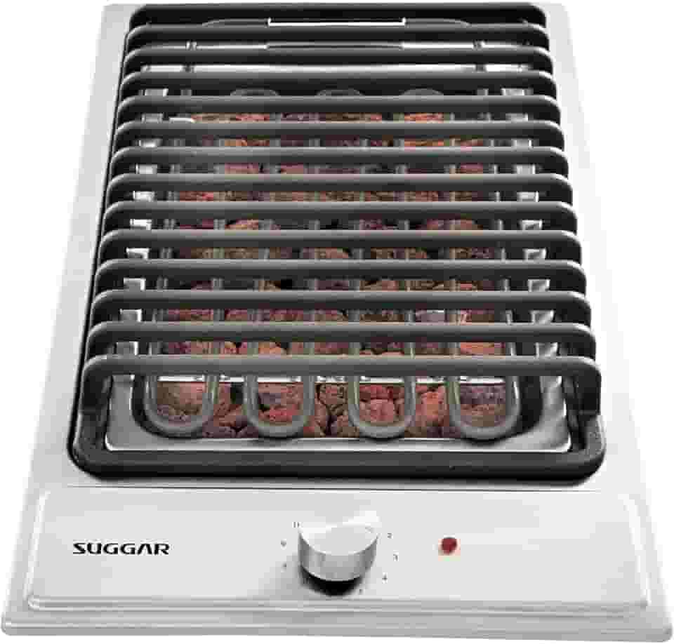COOKTOP ELÉTRICO INOX BARBECUE GRELHA FERRO FUNDIDO CK0002IX