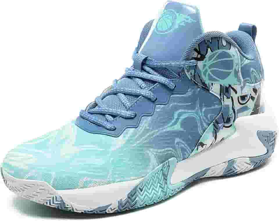 Tênis de basquete masculino, antiderrapante e leve, para esportes ao ar livre, calçados treinamento Equipamento de basquetebol