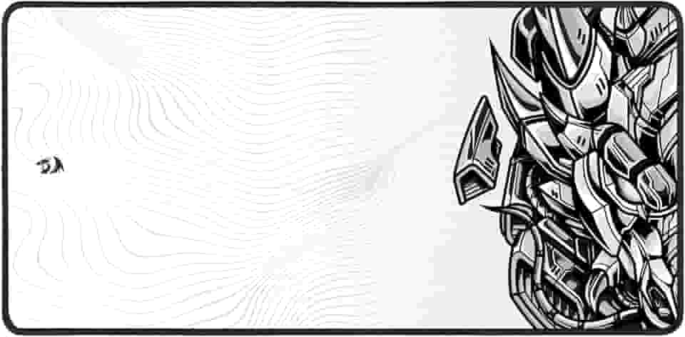Mousepad Gamer Redragon Flick XL Special Edition Cypher Branco e Preto 400x900mm P032A