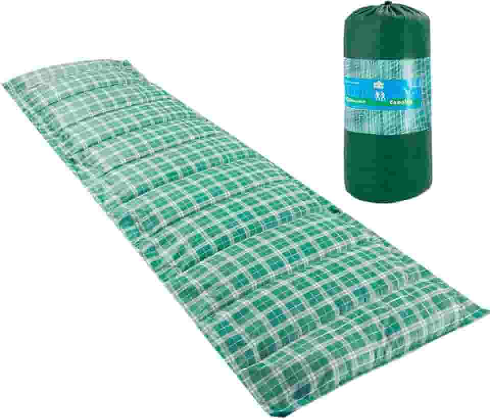 Colchonete Acampamento Camping Solteiro Pesca Retiro Ginástica 190x60cm Verde