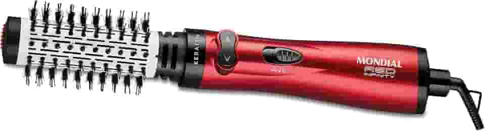 MONDIAL Escova Rotativa Infinity Keratin, Vermelho, 1000W, 110V - ER-11-KR