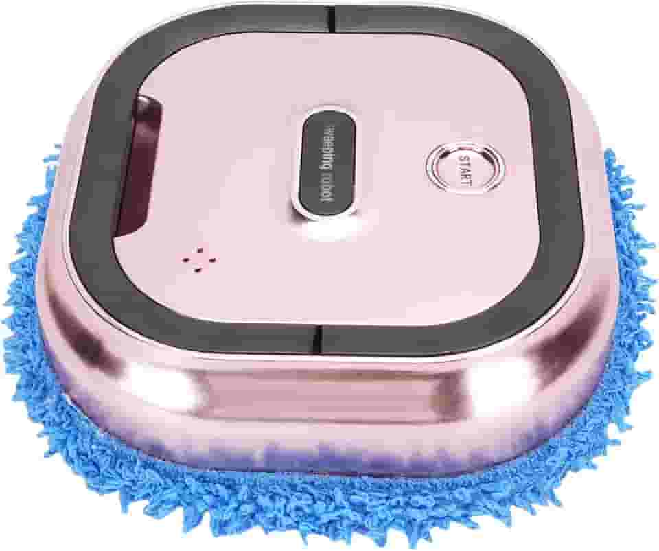 Tnfeeon Robótico Aspirador de pó Com Design Esbelto, Corpo de 2,8 Polegadas, Forte Sucção para Pisos de Cozinha Em Casa, Limpador de robô de Limpeza Inteligente para Madeira, Azulejos, Mármore,