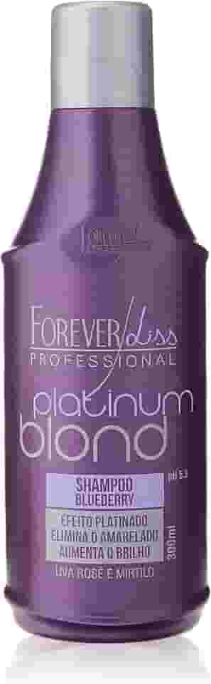 Forever Liss Shampoo Platinum Blond Matizador Roxo 300Ml