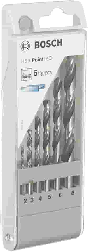 Bosch Jogo Broca para Metal HSS-PointTeQ 2-8mm 6 peças