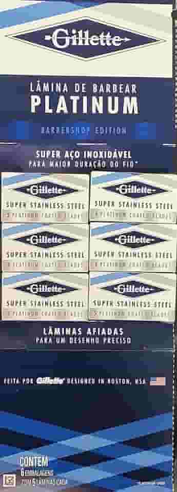 Gillette Lâmina Barbear C/60 Blue Platinum Ct