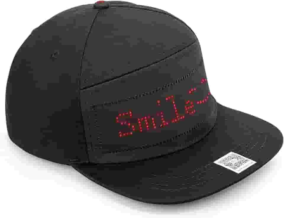 Boné LED animado Bluetooth personalizado animação grafite programável LED bonés para hip hop street dance festa bar presentes