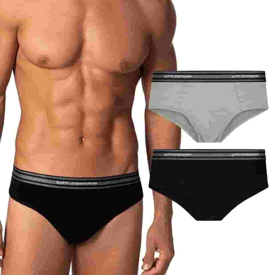 Kit 2 Cueca Slip Lupo Algodão Cotton Hipoalergênica Original