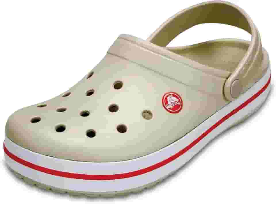 Sandália crocs crocband stucco/melon