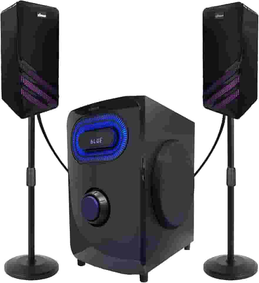 Micro System Caixa Som Bluetooth Rgb 1000w Rádio Fm Usb Aux Bivolt Xtrad XDG-94