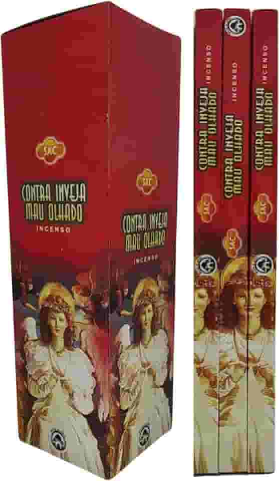 Incenso Indiano Sac Contra Inveja Mau Olhado - 3 Caixinhas
