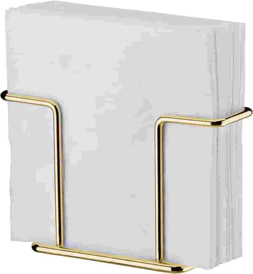 Porta guardanapos pequeno dourado - Linha Caffè - Future