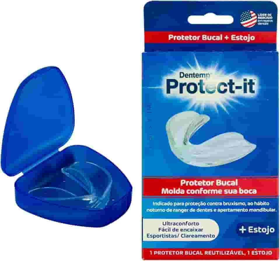 Protetor bucal anti-bruxismo Dentemp Protect-It - 1 un