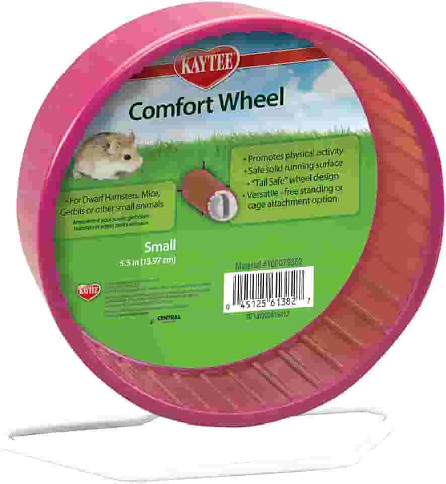 Roda de exercício Kaytee Comfort, 14 cm, multicolorida