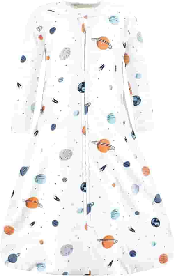 Hudson Baby Saco de dormir unissex de algodão de manga comprida para bebê, saco, cobertor