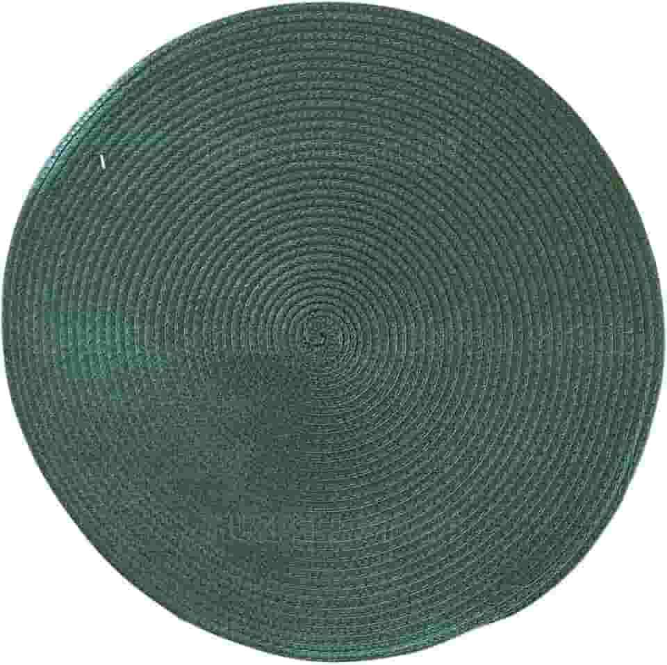 Jogo Americano Redondo - Kit 6 Peças… (Verde Escuro)