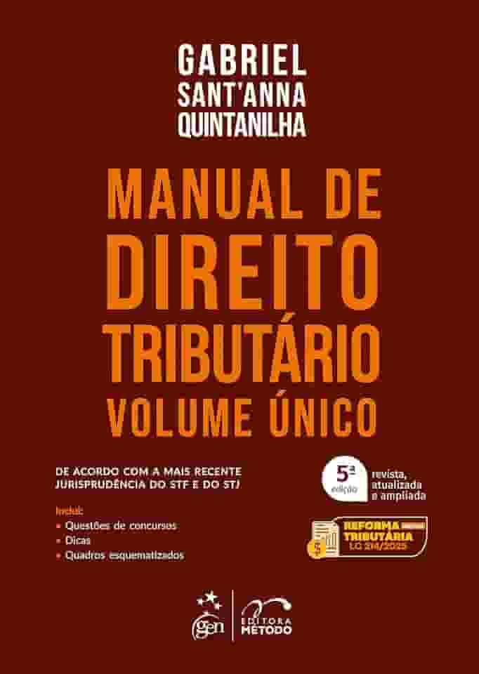 Manual de Direito Tributário - Volume Único - 5ª Edição 2025