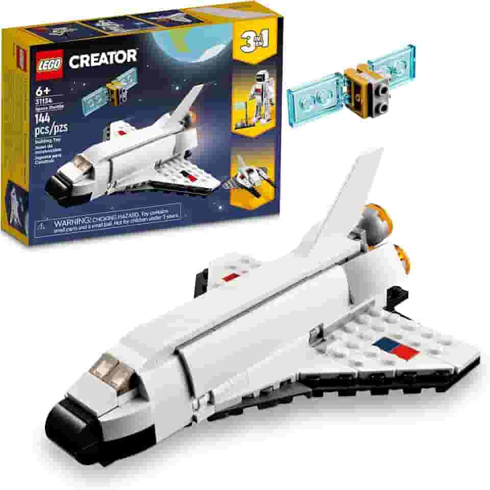 LEGO® Creator Ônibus Espacial 3em1: Nave Espacial, Astronauta e Foguete Espacial