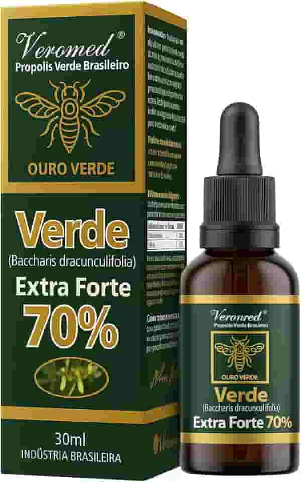 Extrato Própolis Verde Brasileiro Extra Forte 70% Veromed 30ml