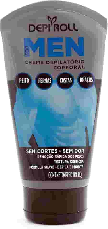 DEPIROLL Creme Depilatório Corporal For Men 130 G Depiroll