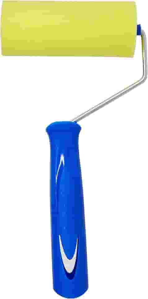 Rolo Espuma Amarela Poliéster com Suporte, Tigre 61341090, Amarelo, 9cm