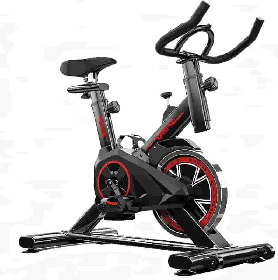 Bicicleta ergonomica Spinning Silenciosa Vertical com Ajuste de Resistência, Monitor LCD e Assento Confortável, Ideal para Academia e Uso Doméstico