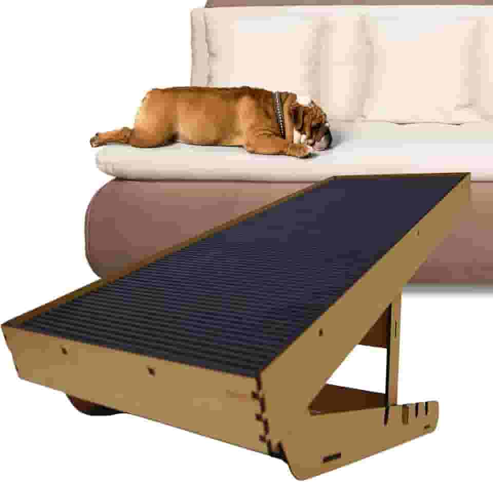 Rampa Pet Grande Antiderrapante com 4 níveis de regulagem com 60cm de altura