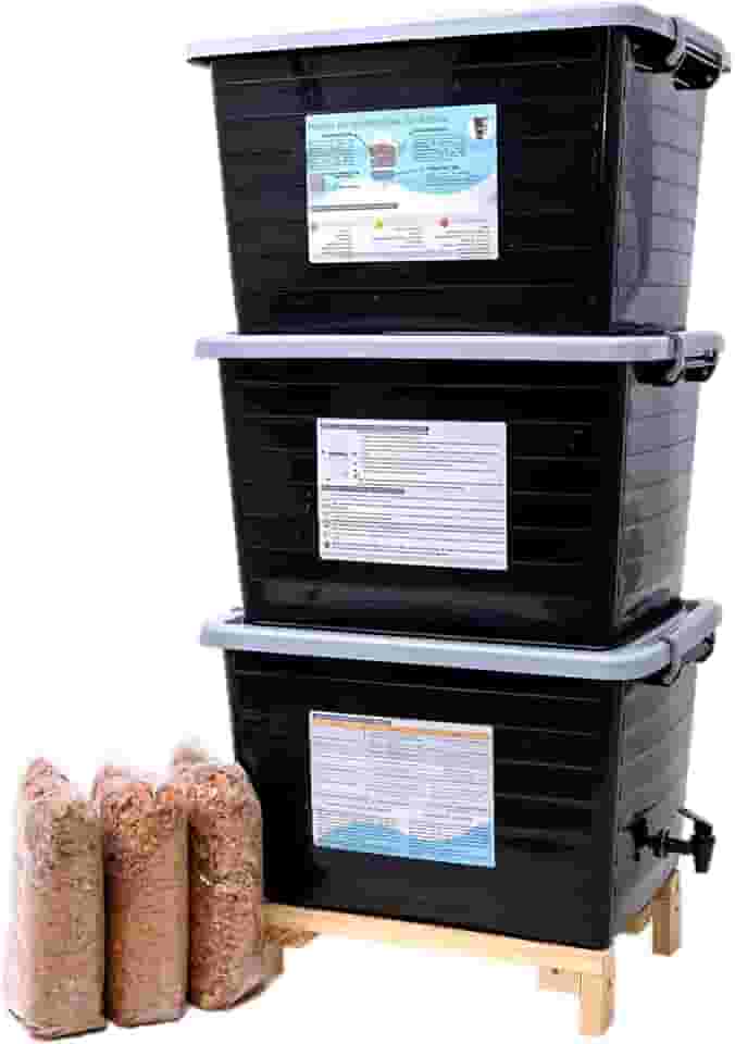 Composteira Doméstica Minhocário 105l - Produza seu próprio adubo por compostagem