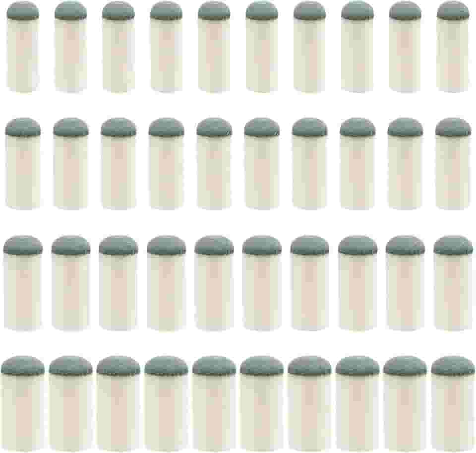 40 peças de pontas de taco de sinuca sem necessidade de cola ou ferramenta, pontas de taco de bilhar 9 mm, 10 mm, 12 mm, 13 mm, pontas de taco de bilhar para sinuca e tacos de sinuca