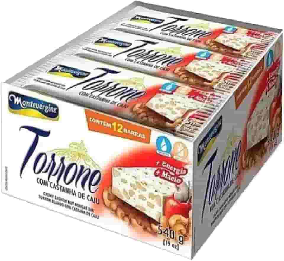 Torrone Com Caju 12x45g - Montevérgine