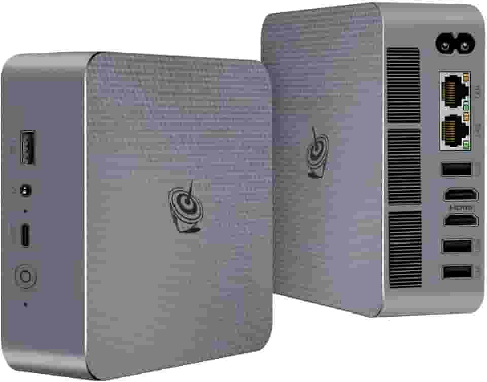 Beelink Mini PC EQI12, Intel 12ª geração Core i5-1235U (10C/12T, até 4,4GHz), mini computador com 32GB DDR4 RAM 1TB M.2 2280 PCle 4.0x4 SSD, tela dupla 4K/WiFi6/BT5.2/USB3.2/LAN Gigabit dupla