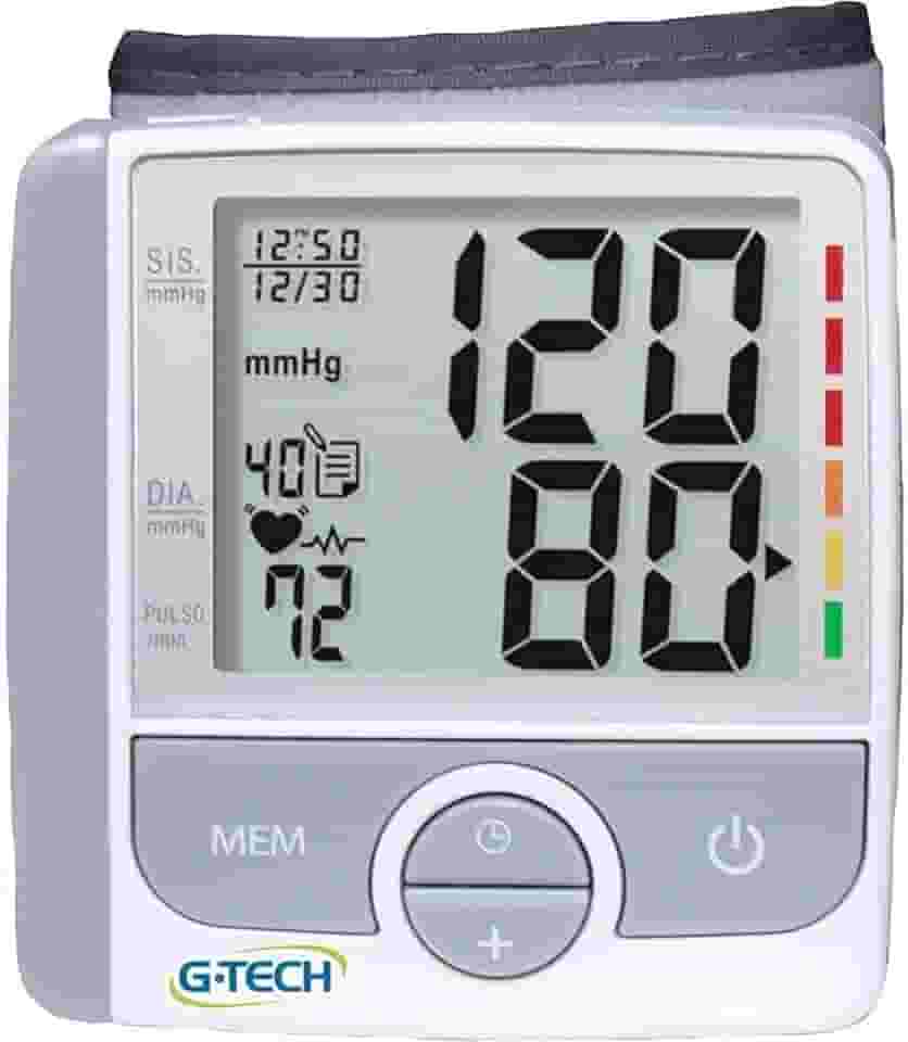 Aparelho Para Medir Pressão Arterial De Pulso Gtech Completo