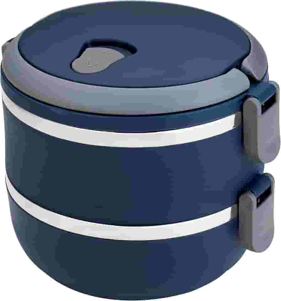 Euro Home - Marmita Dupla Lunch Box Azul - LB1234-AZ